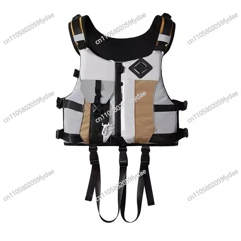 Fishing Vest - Gilet de sauvetage multifonctionnel pour adulte,