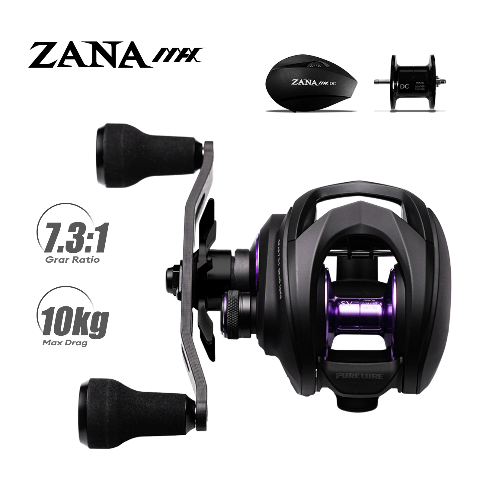 Kastking Reel Zephyr - PURELURE ZANA MAX 10KG SV+DC Double
