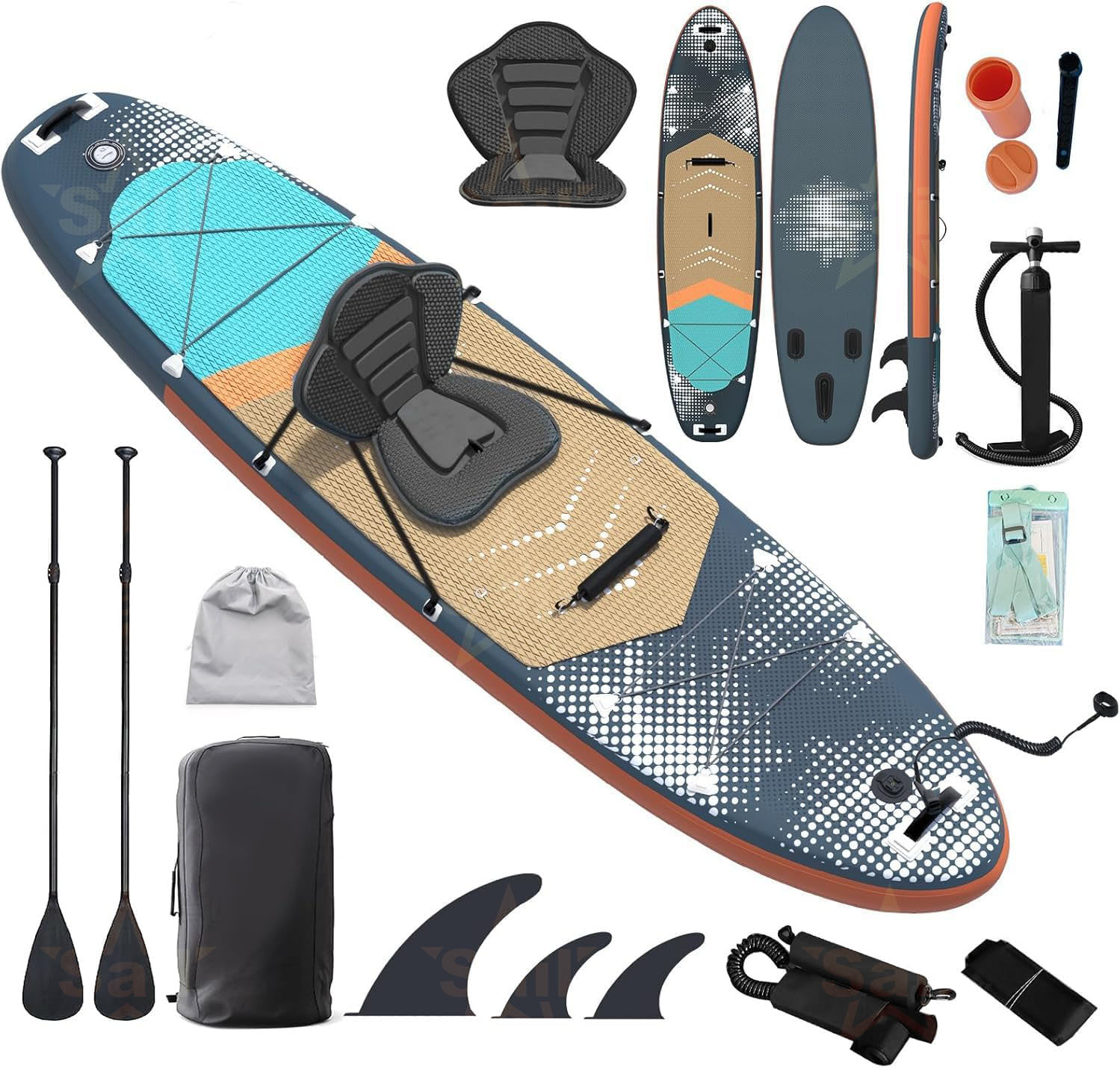 Fishing Backpack - Planche à pagaie gonflable multifonctionnelle SUP,