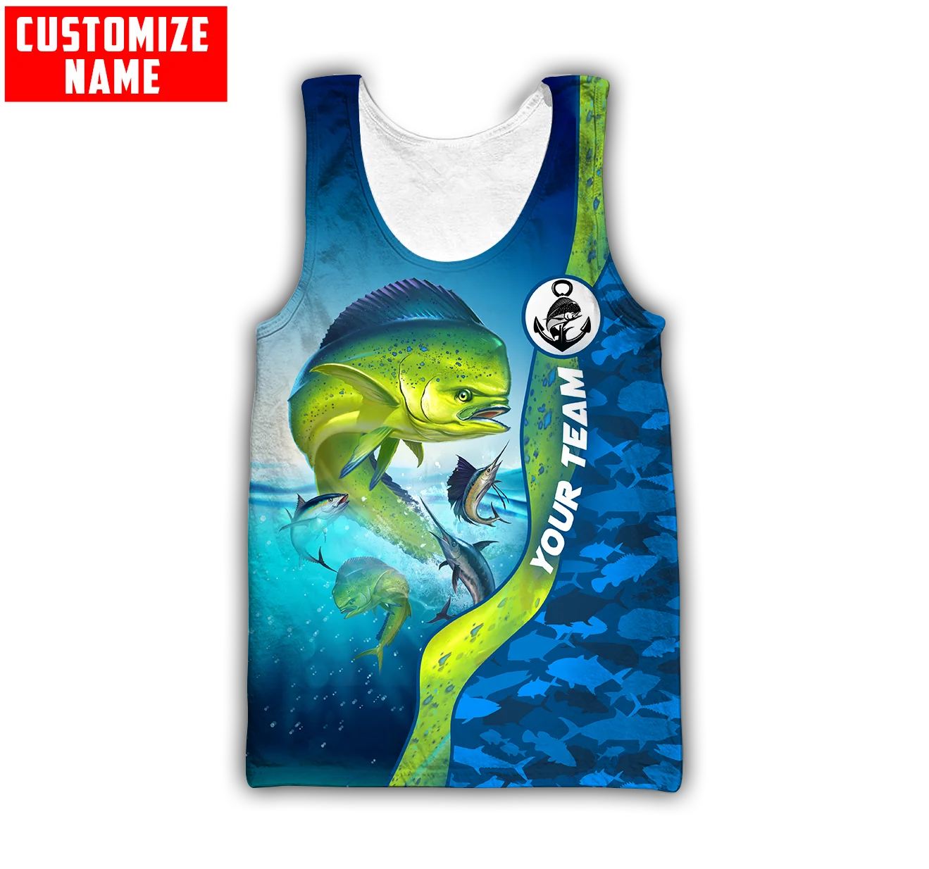 Fishing Vest - Mahi – T-shirt sans manches avec