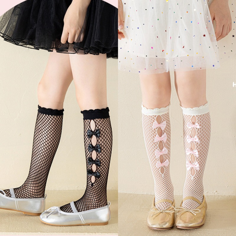 Fishing Socks - Chaussettes Lolita à mailles ajourées pour