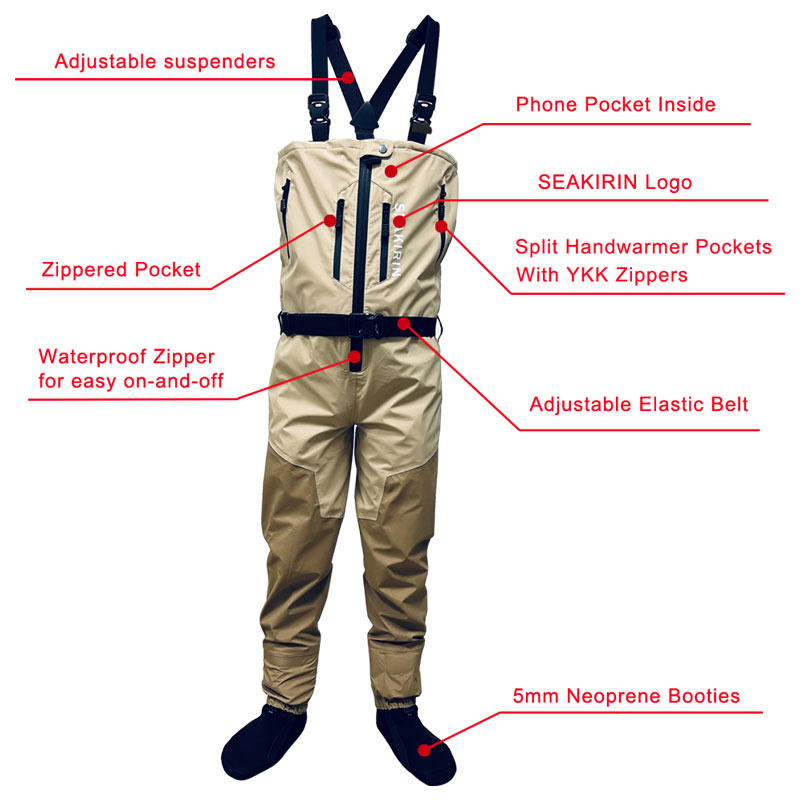 Waders de pêche respirants à f - Fishing Waders avis et prix