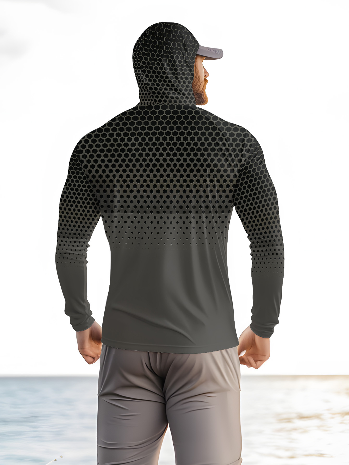 T-shirt de pêche à capuche pou - Fishing Shirt Uv Protection avis et prix