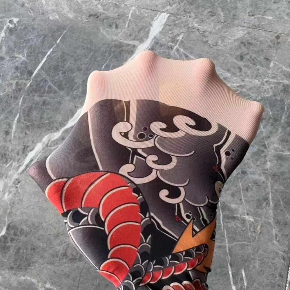 Chaussettes de faux tatouage à - Fishing Socks avis et prix