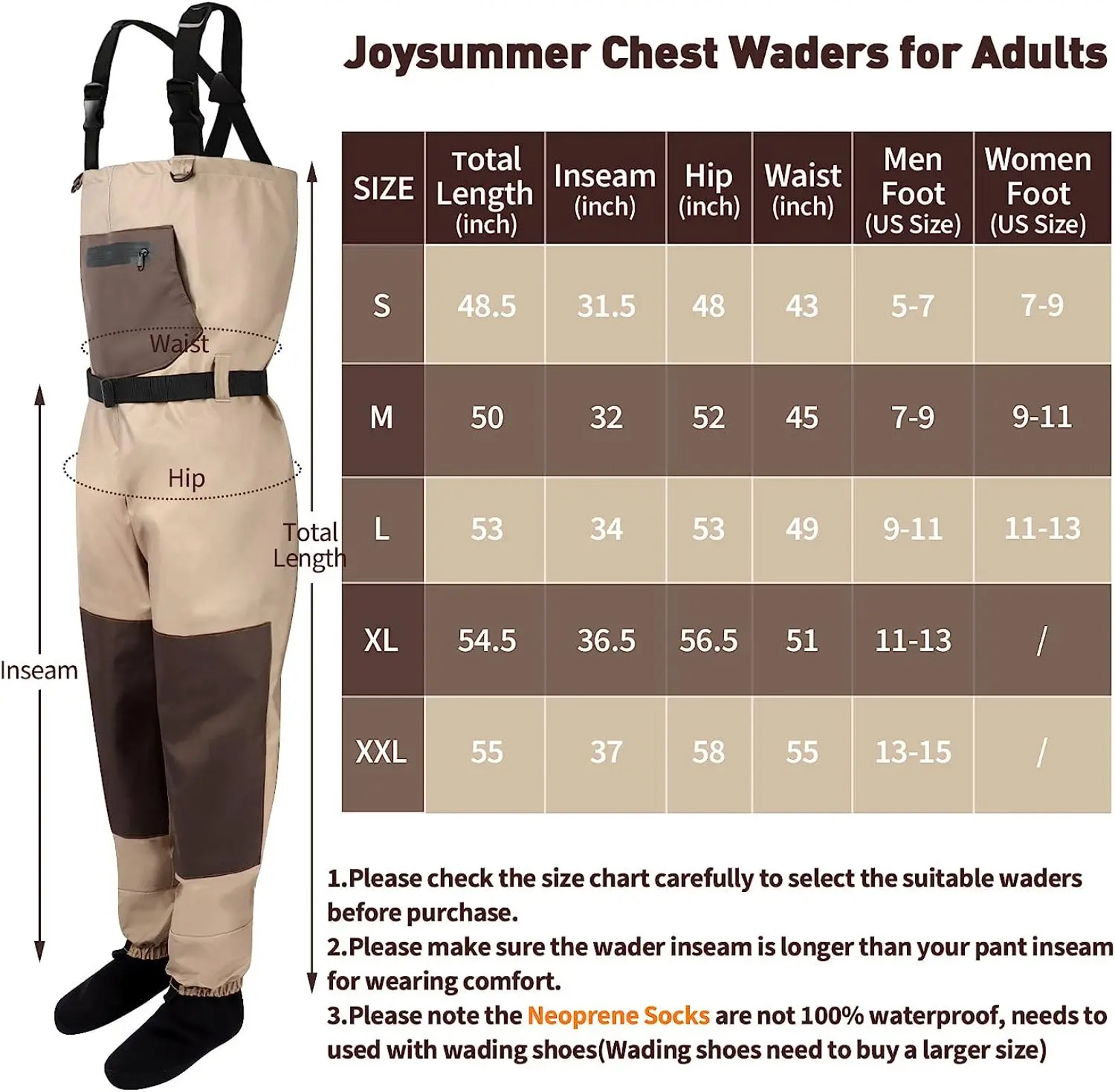 Goture Waders de pêche à la mo - Fishing Waders avis et prix
