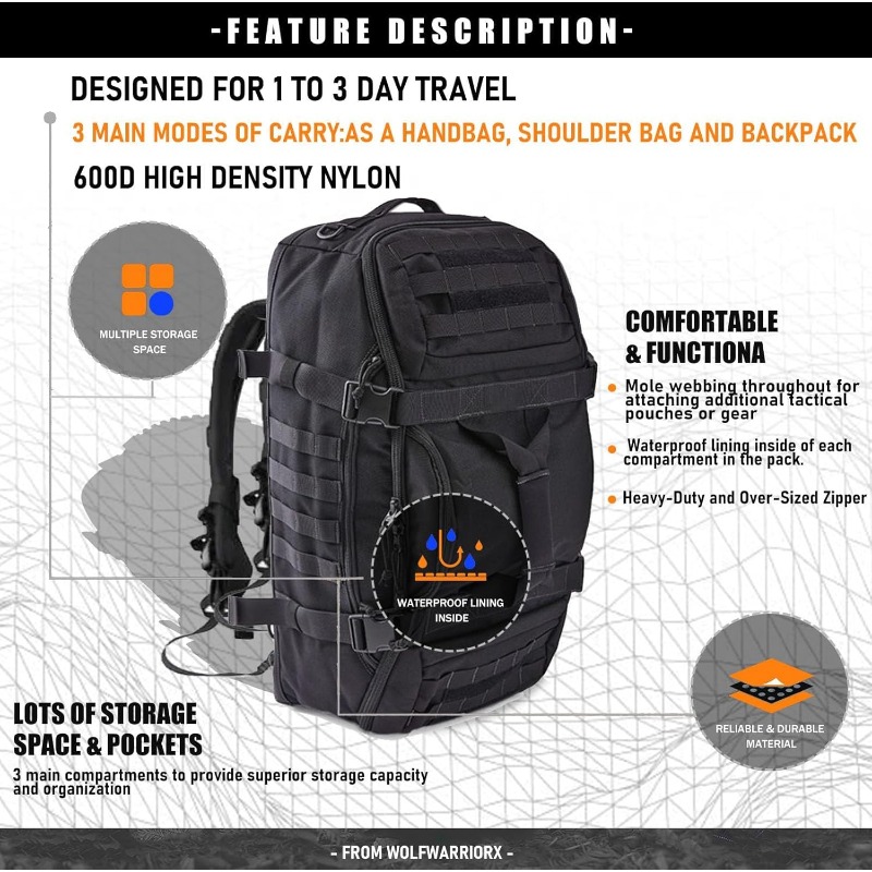 Sac de voyage sportif LQARMY 2 - Fishing Backpack avis et prix